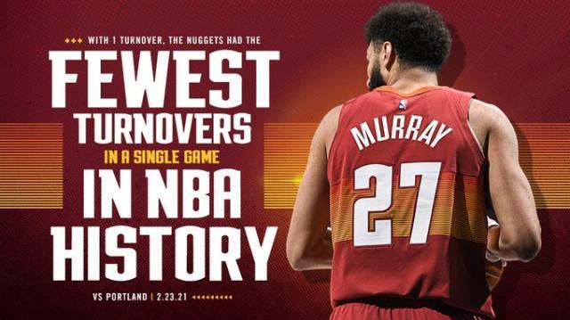 世界杯注册平台-单场失误次数仅有1次！掘金悄然间刷新历史纪录