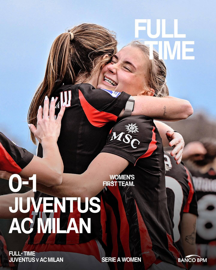 世界杯官方资讯-米兰女足客场1比0力克尤文图斯|AC米兰|女足联赛|意甲|尤文图斯女足|ac米兰_新浪体育_新浪新闻